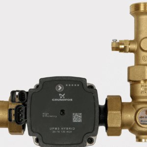 Module de recyclage 60°C avec circulateur Grundfos pour chaudière bois / pellet - isolé