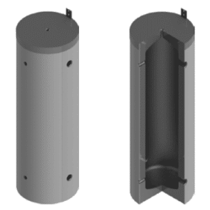 Bouteille de mélange chauffage et climatisation 100L